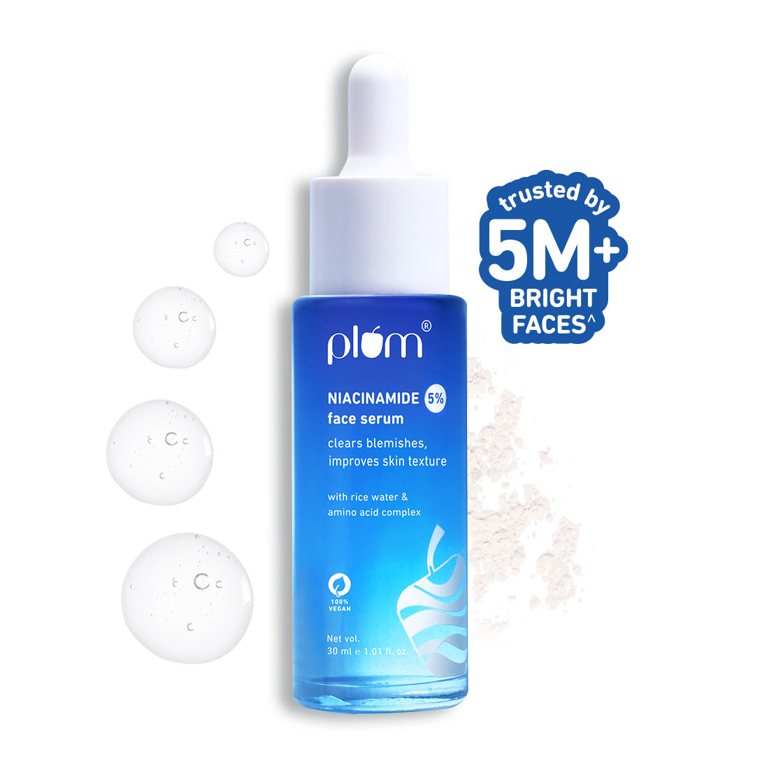 Plum 5% Niacinamide Face Serum With Rice Water 30ml
