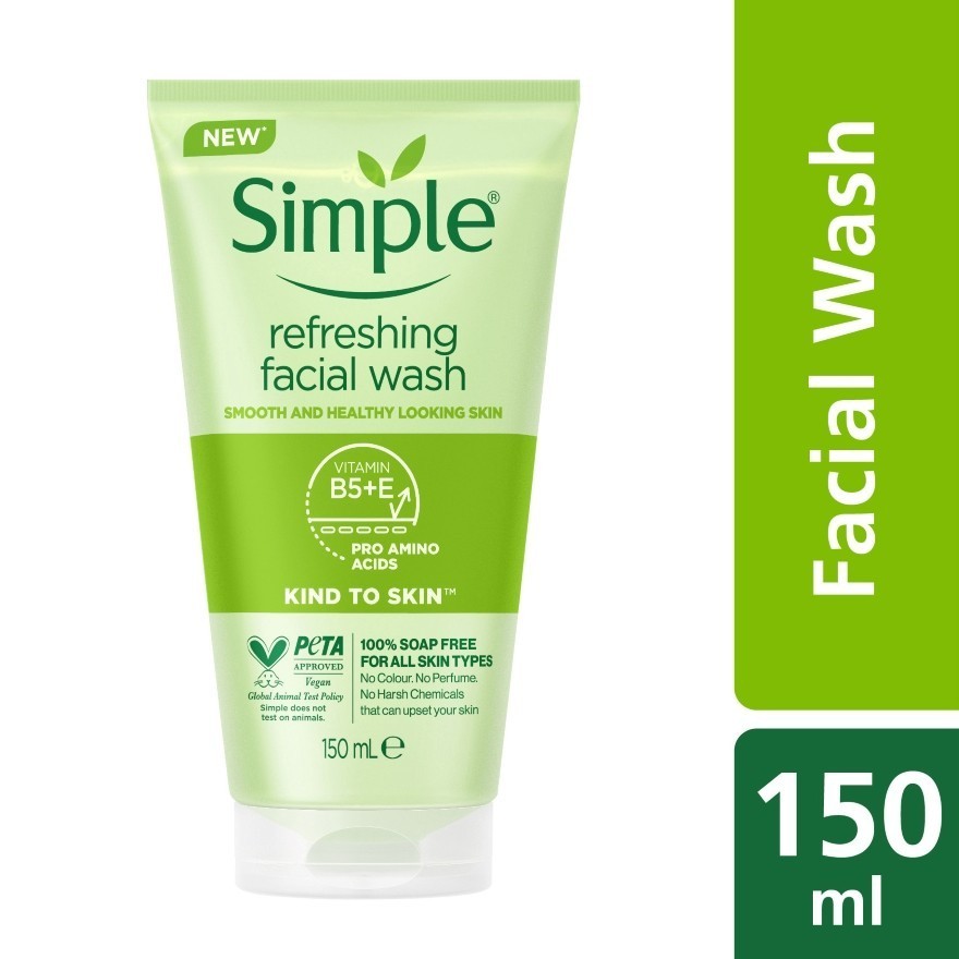 Simple Kind to Skin Refreshing Facial Wash Gel 150ml