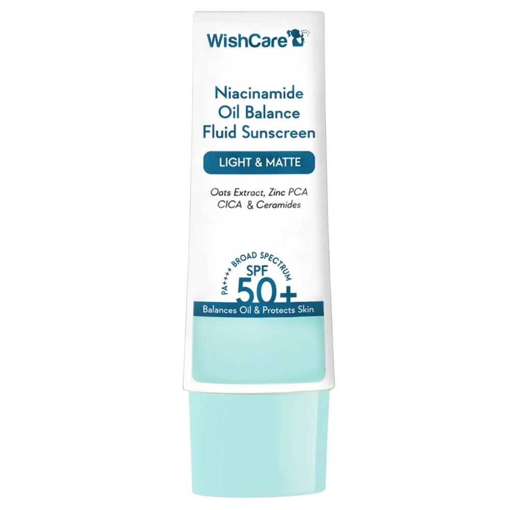 WishCare Niacinamide Oil Balance Fluid Sunscreen Spf 50+ Pa+++ 50gm