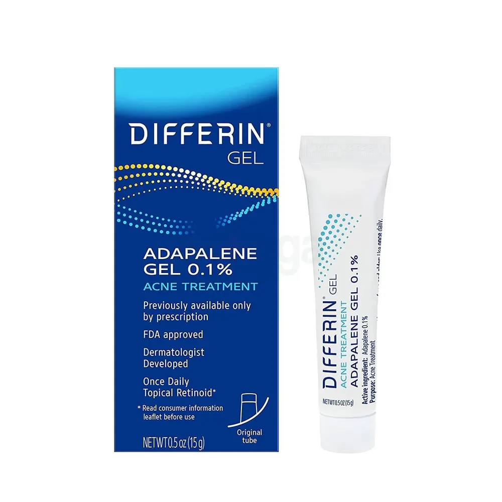 Differin Acne Treatment Adapalene Gel 0.1% (15gm)