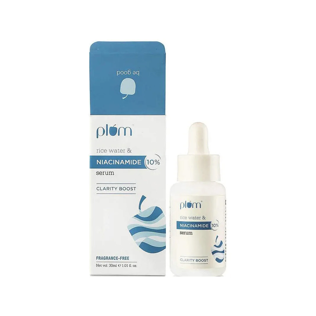 Plum 10% Niacinamide Face Serum with Rice water 30ml