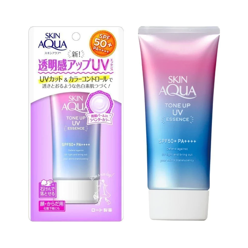 Skin Aqua Tone Up UV Essence SPF50+ PA++++ 80g Lavender