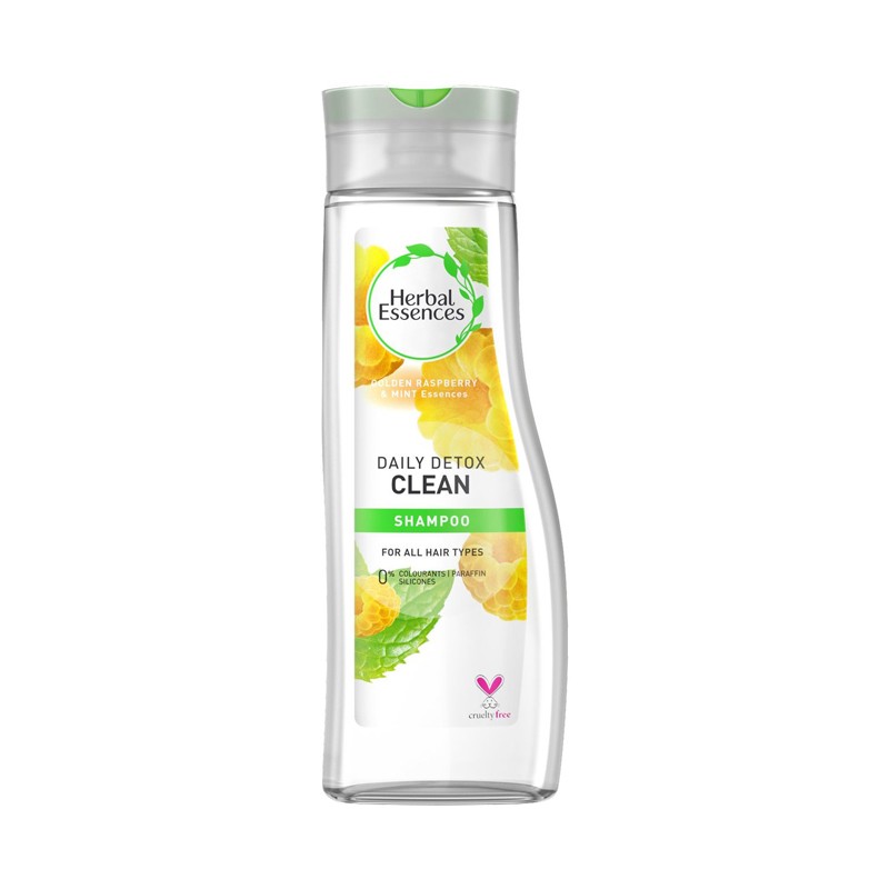Herbal Essences Daily Detox Clean Golden Raspberry & Mint Shampoo 400ml
